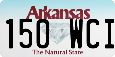 AR license plate 150WCI
