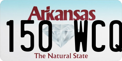 AR license plate 150WCQ