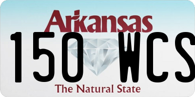 AR license plate 150WCS