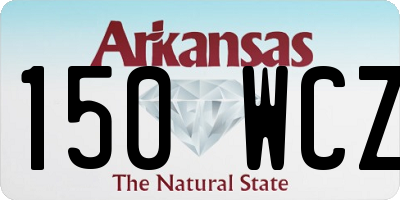 AR license plate 150WCZ
