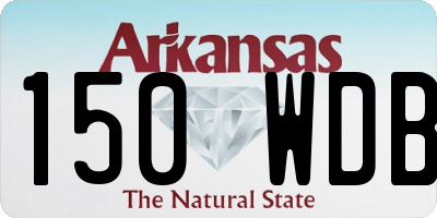 AR license plate 150WDB