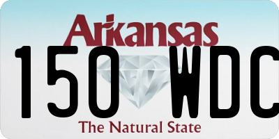 AR license plate 150WDC