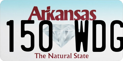 AR license plate 150WDG