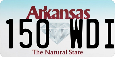 AR license plate 150WDI