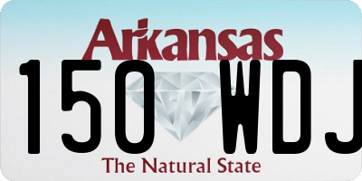 AR license plate 150WDJ