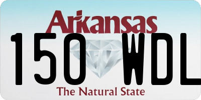 AR license plate 150WDL