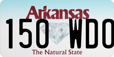 AR license plate 150WDO