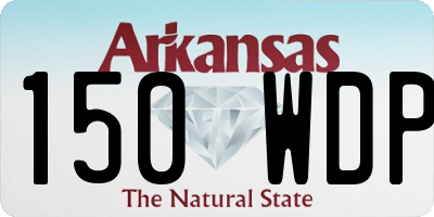 AR license plate 150WDP