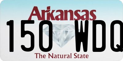 AR license plate 150WDQ