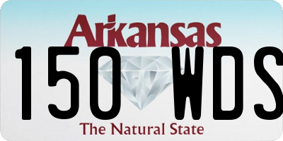 AR license plate 150WDS