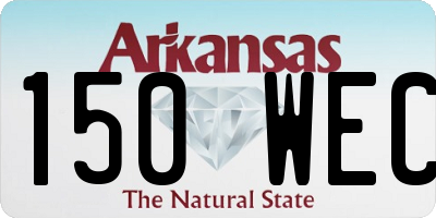 AR license plate 150WEC
