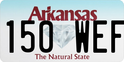 AR license plate 150WEF