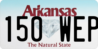 AR license plate 150WEP