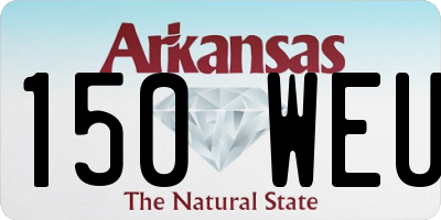 AR license plate 150WEU
