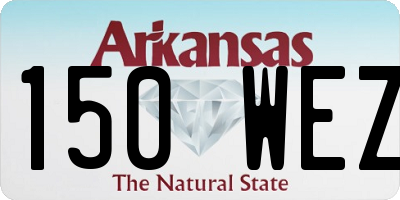 AR license plate 150WEZ