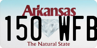 AR license plate 150WFB