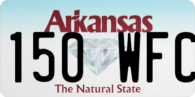 AR license plate 150WFC