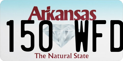 AR license plate 150WFD