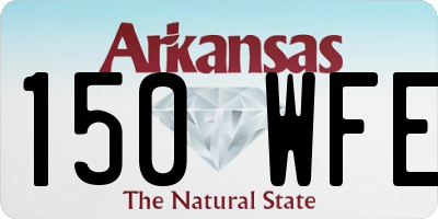 AR license plate 150WFE