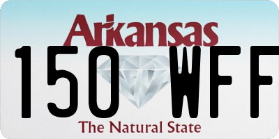 AR license plate 150WFF