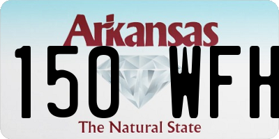 AR license plate 150WFH