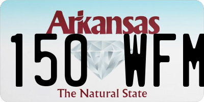 AR license plate 150WFM
