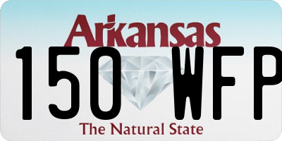 AR license plate 150WFP