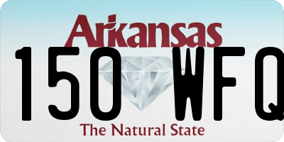 AR license plate 150WFQ