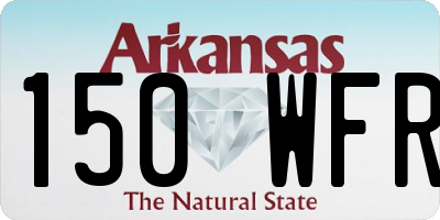 AR license plate 150WFR