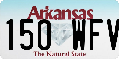 AR license plate 150WFV
