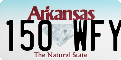 AR license plate 150WFY