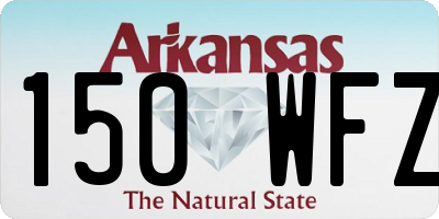AR license plate 150WFZ