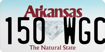 AR license plate 150WGC