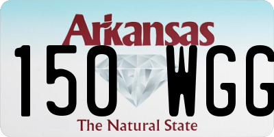 AR license plate 150WGG