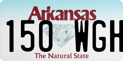 AR license plate 150WGH