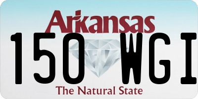AR license plate 150WGI