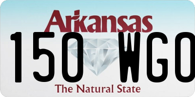 AR license plate 150WGO