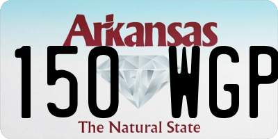 AR license plate 150WGP