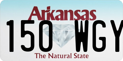 AR license plate 150WGY