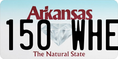 AR license plate 150WHE