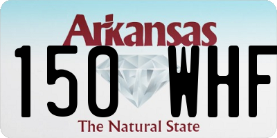 AR license plate 150WHF