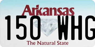 AR license plate 150WHG