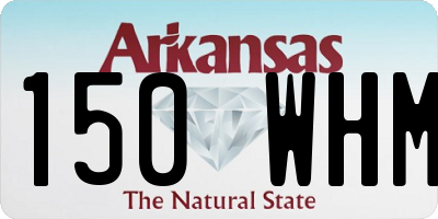 AR license plate 150WHM