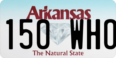 AR license plate 150WHO