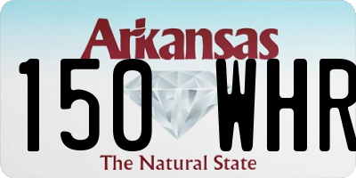 AR license plate 150WHR