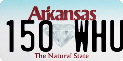 AR license plate 150WHU