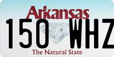 AR license plate 150WHZ