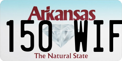 AR license plate 150WIF