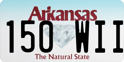 AR license plate 150WII