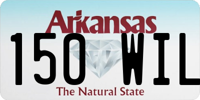 AR license plate 150WIL
